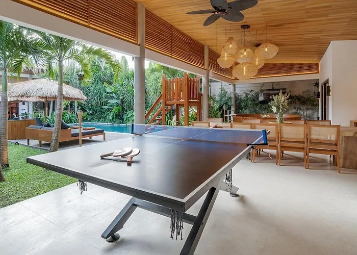 Incredible Family With Water Slide Beachside Villa Sanur
