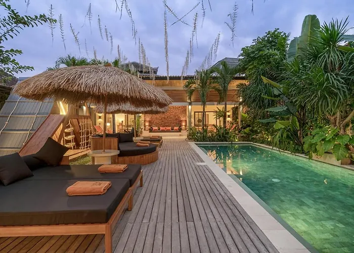 Incredible Family With Water Slide Beachside Villa