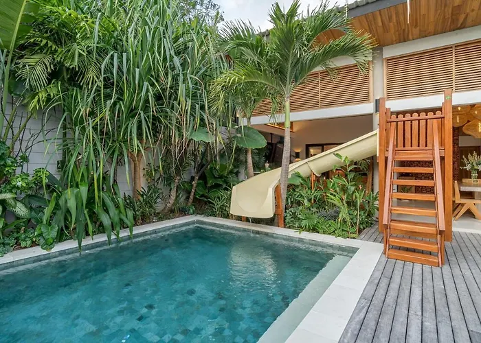 Incredible Family With Water Slide Beachside Sanur